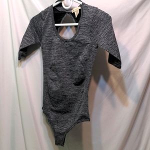 La Winner gray body suit gymnastics wear size S/M